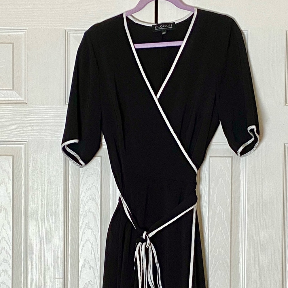 Size 14 ELOQUII Wrap Dress